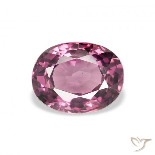 2.16ct 자연스러운 Medium Dark-Purple 로돌라이트 가넷, 타원형, VS