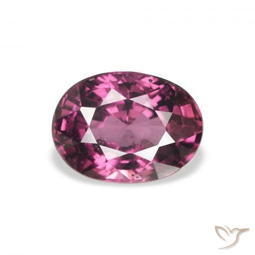 2.29ct 자연스러운 딥 퍼플 로돌라이트 가넷, 타원형, VS