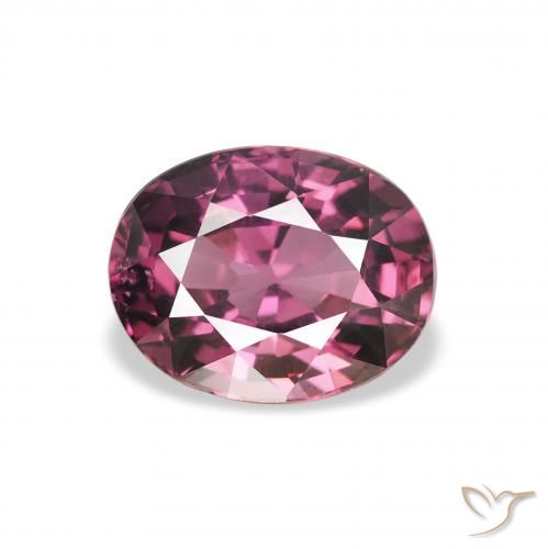 2.09ct 자연스러운 Medium Dark-Purple 로돌라이트 가넷, 타원형, VS