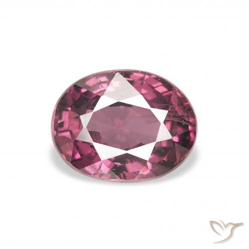 2.13ct 자연스러운 미디엄 퍼플 로돌라이트 가넷, 타원형, VS
