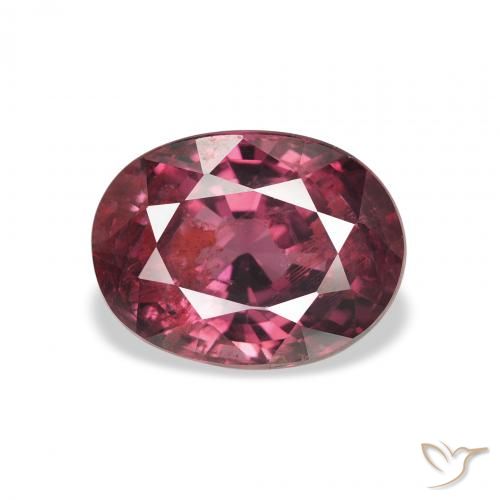 2.95ct 자연스러운 베리 퍼플 로돌라이트 가넷, 타원형, VS
