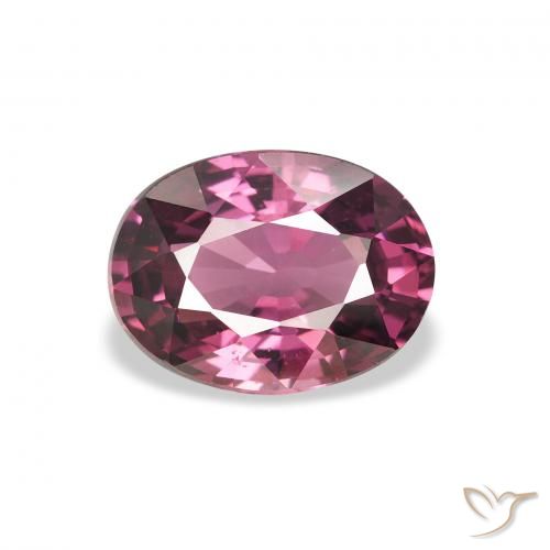 2.00ct 자연스러운 마젠타-핑크 로돌라이트 가넷, 타원형, VS