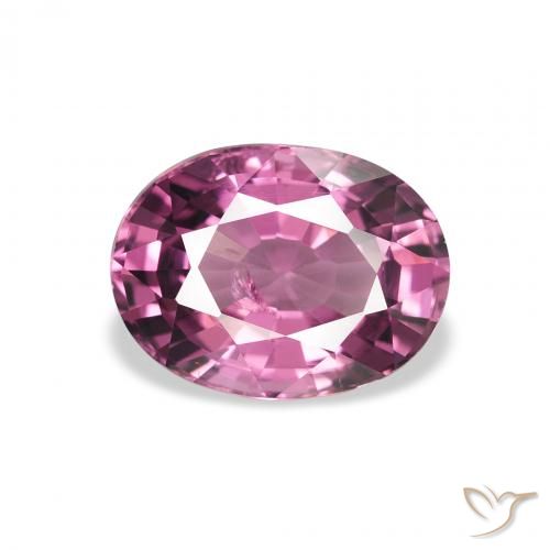 2.40ct 자연스러운 강렬한 보라색 로돌라이트 가넷, 타원형, VS