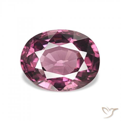 1.89ct 미디엄 퍼플 로돌라이트 가넷, 타원형, VVS-VS