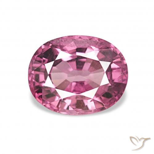 1.57ct 분홍빛이 도는 보라색 로돌라이트 가넷, 타원형, VS