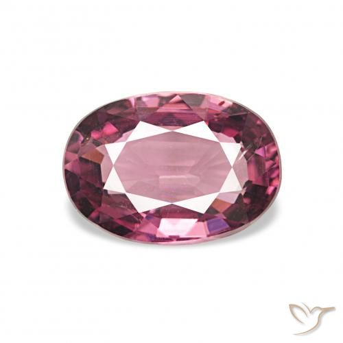 1.11ct 베리 퍼플 로돌라이트 가넷, 타원형, VS