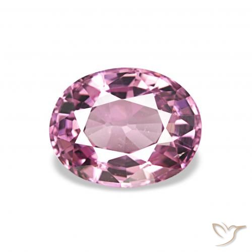 1.15ct 분홍빛이 도는 보라색 로돌라이트 가넷, 타원형, VS