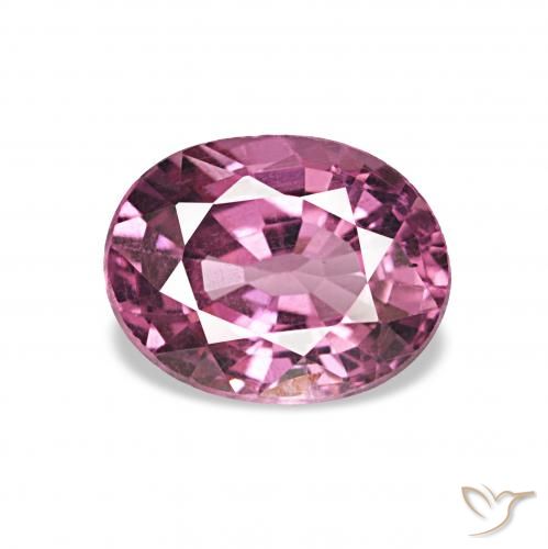 1.18ct 미디엄 퍼플 로돌라이트 가넷, 타원형, VS