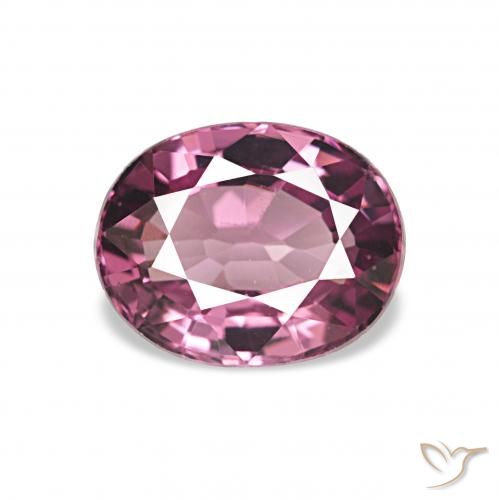 1.33ct 분홍빛이 도는 보라색 로돌라이트 가넷, 타원형, VVS-VS