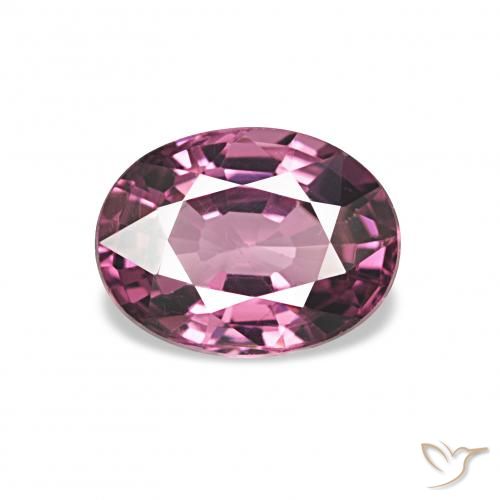 1.04ct 미디엄 마젠타-핑크 로돌라이트 가넷, 타원형, VVS-VS