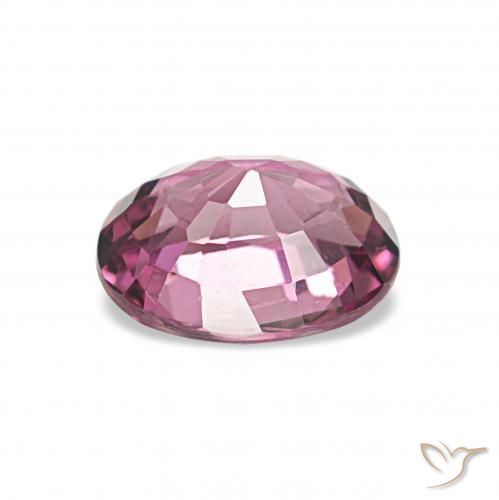 1.04캐럿 천연 미디엄 마젠타-핑크 로돌라이트 가넷, 타원형, VVS-VS