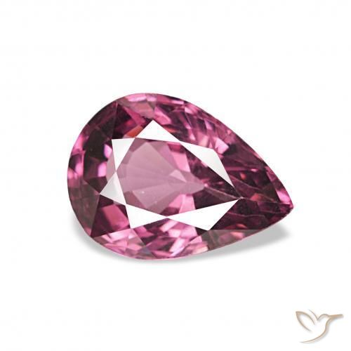1.27ct 포도 로돌라이트 가넷, 배 모양, VVS