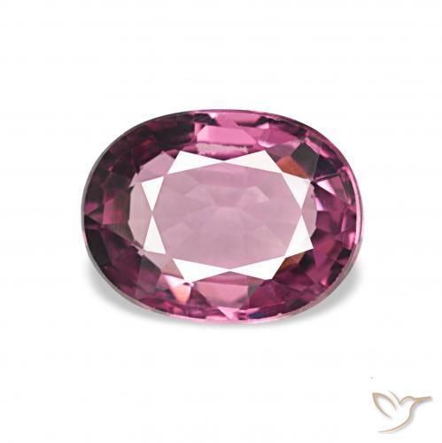 1.17ct 미디엄 퍼플 로돌라이트 가넷, 타원형, VVS