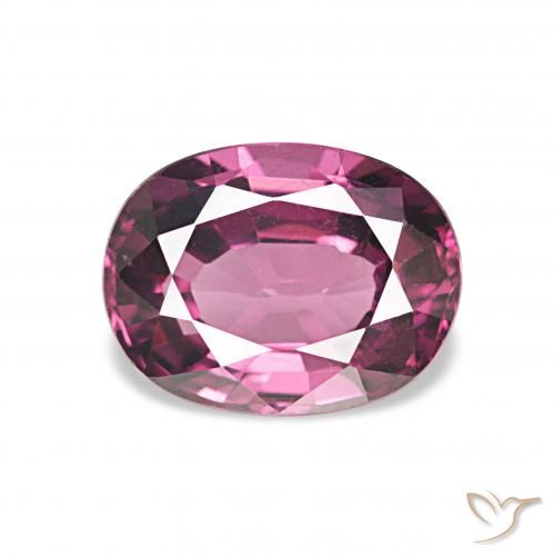 1.35ct 강렬한 보라색 로돌라이트 가넷 보석, 타원형, VVS