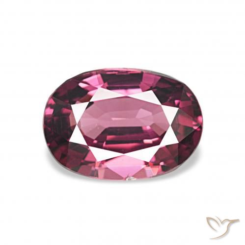 1.24ct 미디엄 퍼플 로돌라이트 가넷 보석, 타원형, VVS