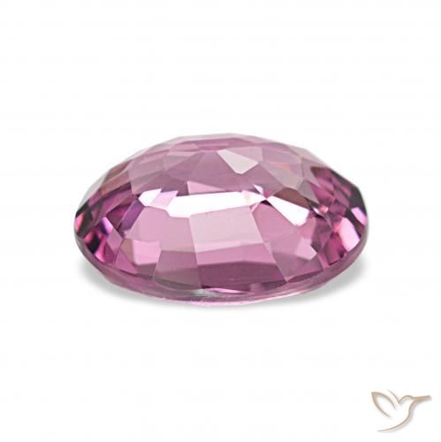 1.26캐럿 천연 적자색 로돌라이트 가넷, 타원형, VVS-VS