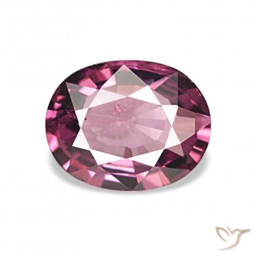1.13ct 다크 레드 퍼플 로돌라이트 가넷, 타원형, VVS-VS