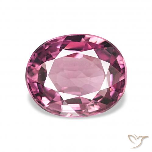 1.54ct 미디엄 퍼플 로돌라이트 가넷 보석, 타원형, VVS-VS