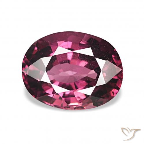 1.65ct 딥 퍼플 로돌라이트 가넷, 타원형, VVS-VS