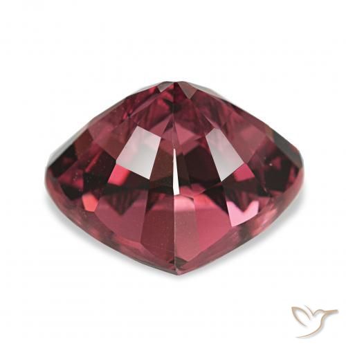 4.19캐럿 천연 메를로 레드 로돌라이트 가넷, 마음, VVS
