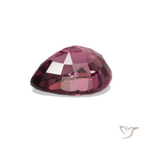 1.03캐럿 천연 라베리 레드 로돌라이트 가넷, 배 모양, VS-SI