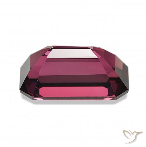 4.55캐럿 천연 라즈베리 레드 로돌라이트 가넷, 옥타곤 / 에메랄드 컷, VVS