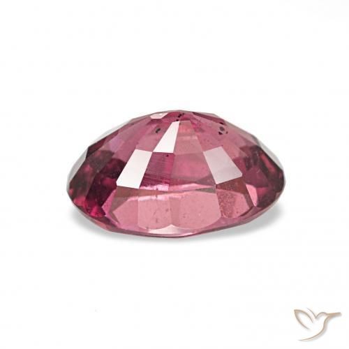 1.04캐럿 천연 Medium Dark-Red 로돌라이트 가넷, 타원형 컷, VS