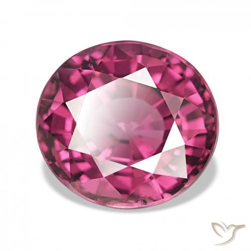 4.73캐럿 천연 미디엄 퍼플 로돌라이트 가넷, 타원형, VVS-VS