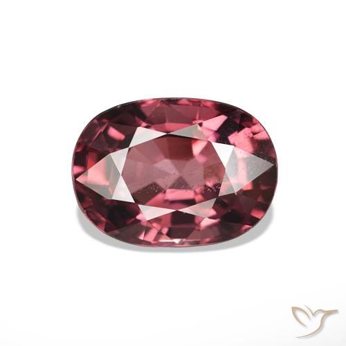 1.20ct Medium Dark-Red 로돌라이트 가넷, 타원형, VS