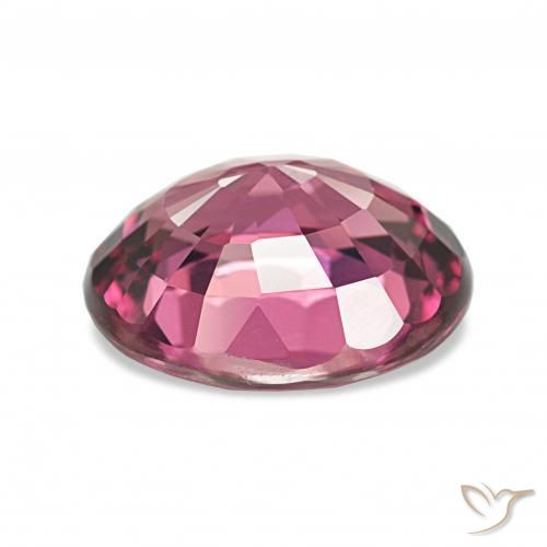 4.13캐럿 천연 라즈베리 레드 로돌라이트 가넷, 타원형, VS