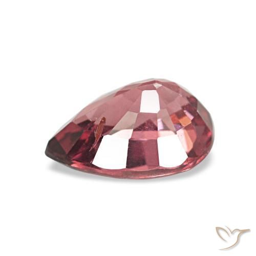 0.94캐럿 천연 메를로 레드 로돌라이트 가넷, 배 모양, VS