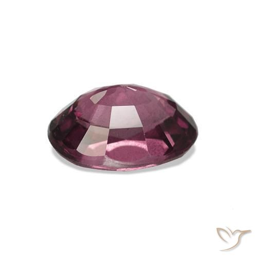 1.09캐럿 천연 라베리 레드 로돌라이트 가넷, 타원형 컷, VS
