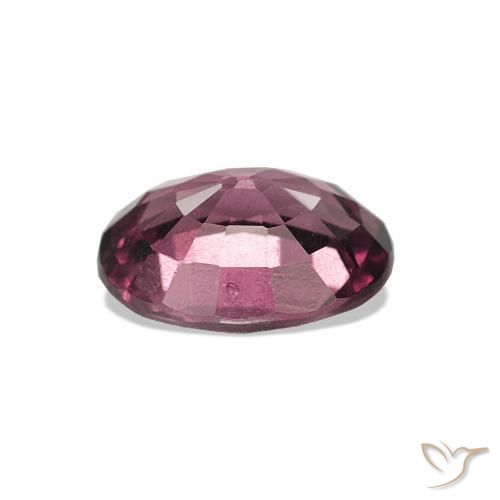 1.03캐럿 천연 미디엄 퍼플 로돌라이트 가넷, 타원형 컷, VS