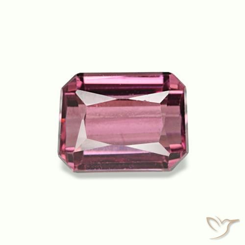 0.86ct 레드 로돌라이트 가넷, 에메랄드 컷, VVS-VS