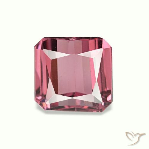 1.24ct 레드 로돌라이트 가넷, 에메랄드 컷, VVS-VS