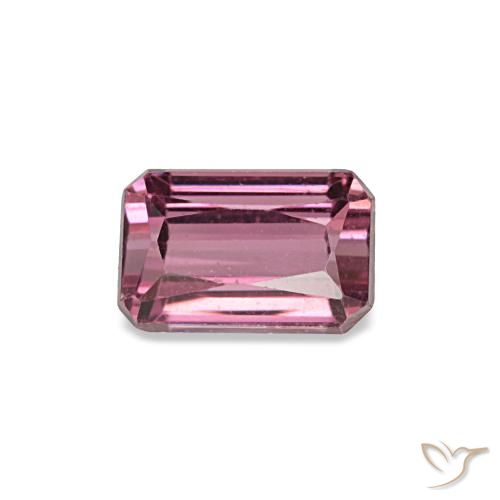 0.81ct 핑크 로돌라이트 가넷, 에메랄드 컷, VS