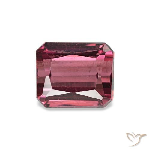 1.19ct 레드 로돌라이트 가넷, 에메랄드 컷, VVS-VS