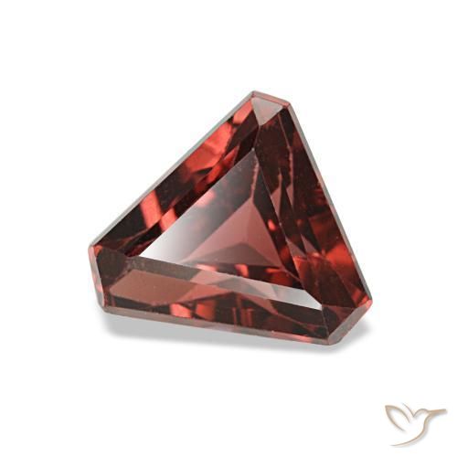 1.22캐럿 천연 딥 스칼렛 레드 로돌라이트 가넷, 멋진 모양, 6.8×5.8 mm, VS