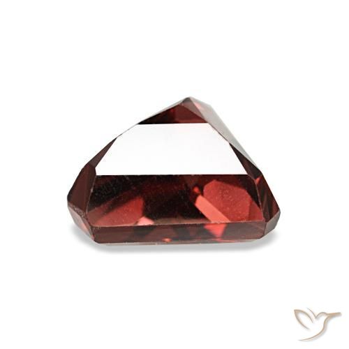 1.22캐럿 천연 딥 스칼렛 레드 로돌라이트 가넷, 멋진 모양, 6.8×5.8 mm, VS