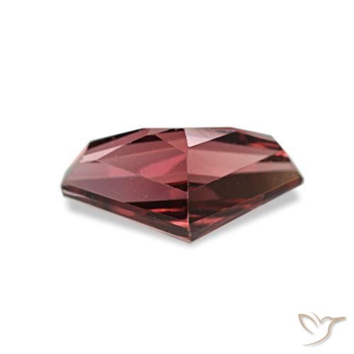 1.18캐럿 천연 Medium Dark-Red 로돌라이트 가넷, 멋진 모양, 8.5×5.2 mm, VS
