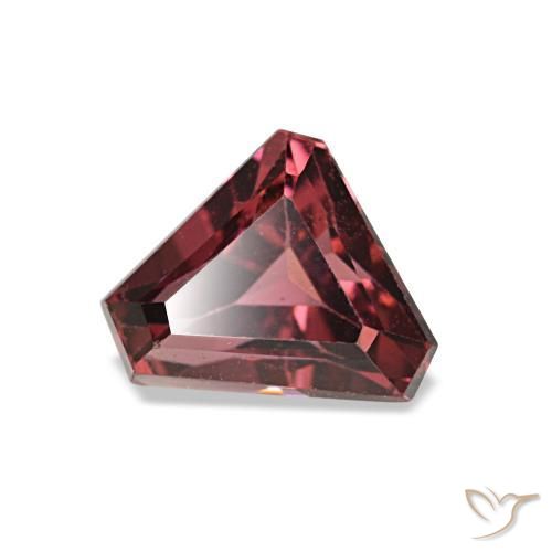 0.99캐럿 천연 메를로 레드 로돌라이트 가넷, 멋진 모양, 6.6×5.2 mm, VS