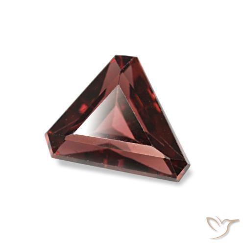 0.84캐럿 천연 크림슨 레드 로돌라이트 가넷, 멋진 모양, 5.9×5.9 mm, VVS-VS