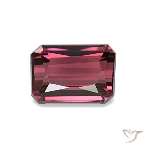1.44ct 레드 로돌라이트 가넷, 에메랄드 컷, VVS-VS