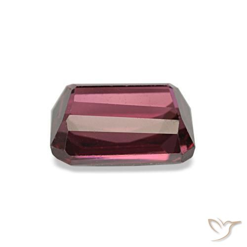 1.44캐럿 천연 라즈베리 레드 로돌라이트 가넷, 에메랄드 컷, 6.8×4.8 mm, VVS-VS