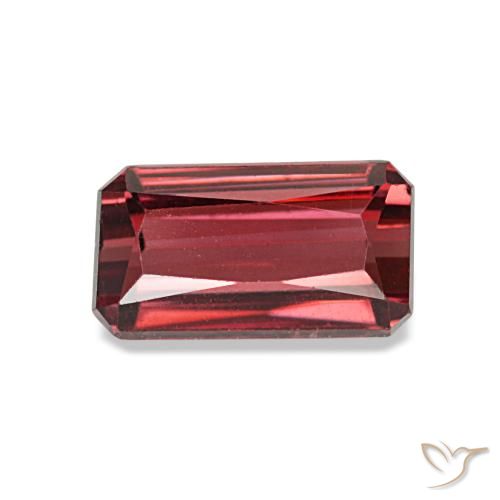 1.45ct 레드 로돌라이트 가넷, 에메랄드 컷, VVS-VS