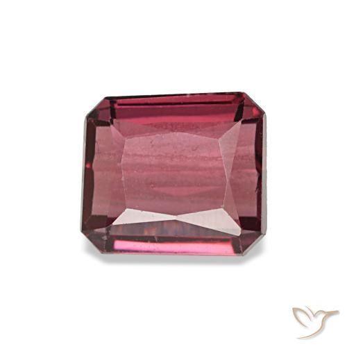 0.93ct 레드 로돌라이트 가넷, 에메랄드 컷, VVS-VS