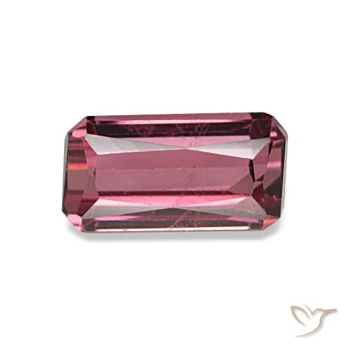 1.10ct 레드 로돌라이트 가넷, 에메랄드 컷, VS