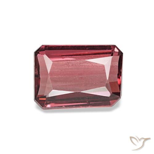 1.14ct 레드 로돌라이트 가넷, 에메랄드 컷, VS