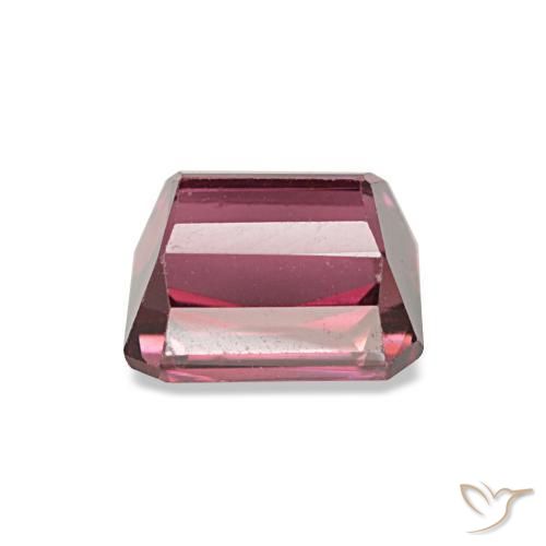1.39캐럿 천연 미디엄 레드 로돌라이트 가넷, 에메랄드 컷, 5.9×5 mm, VVS-VS