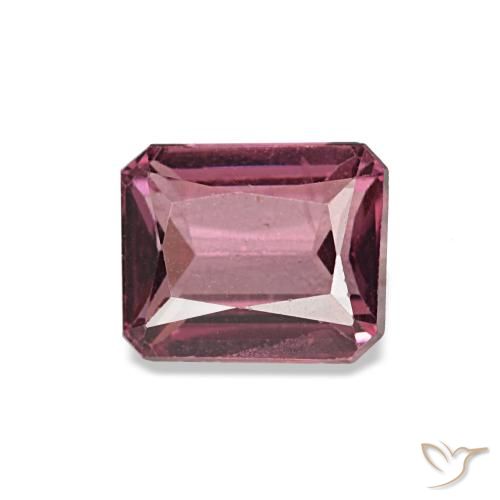 0.96ct 레드 로돌라이트 가넷, 에메랄드 컷, VS